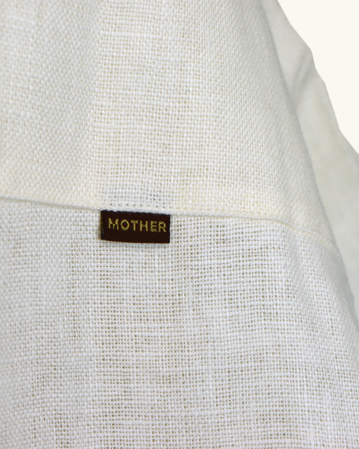 HEAVY LINEN RESORT S/S SHIRT -WHITE-