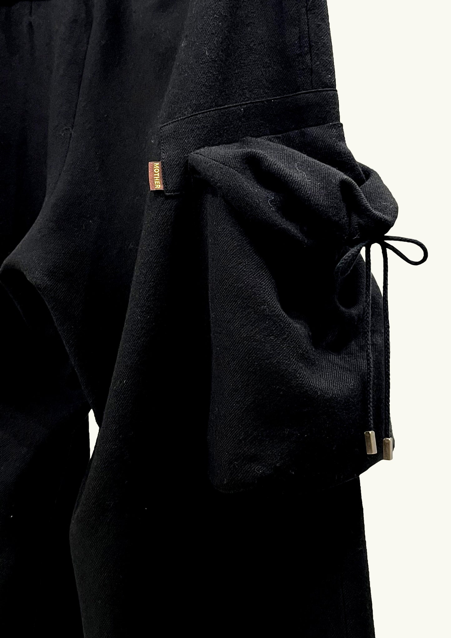 C/WOOL TWILL CARGO PANTS