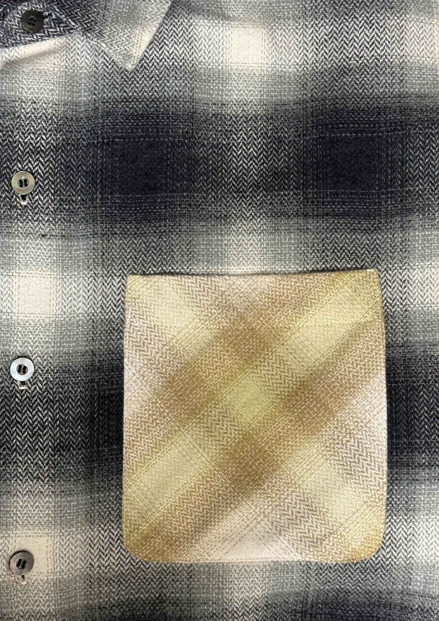 HERRINGBONE OMBRE CHECK SHIRTS