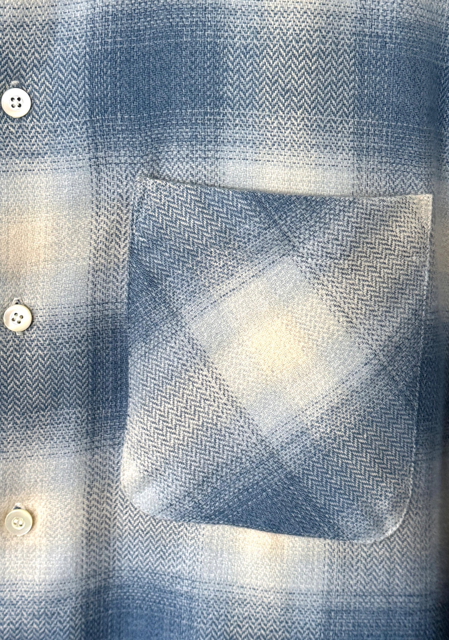 HERRINGBONE OMBRE CHECK SHIRTS
