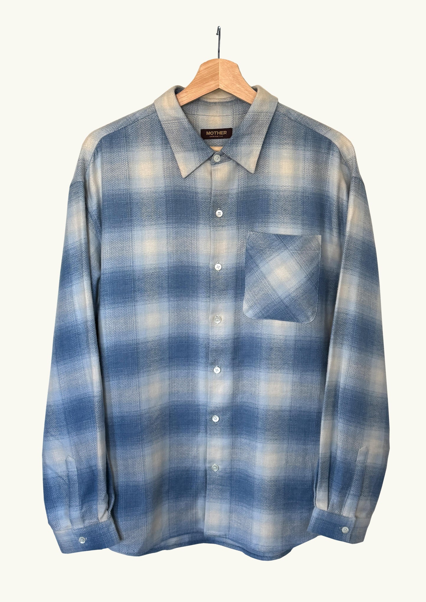 HERRINGBONE OMBRE CHECK SHIRTS