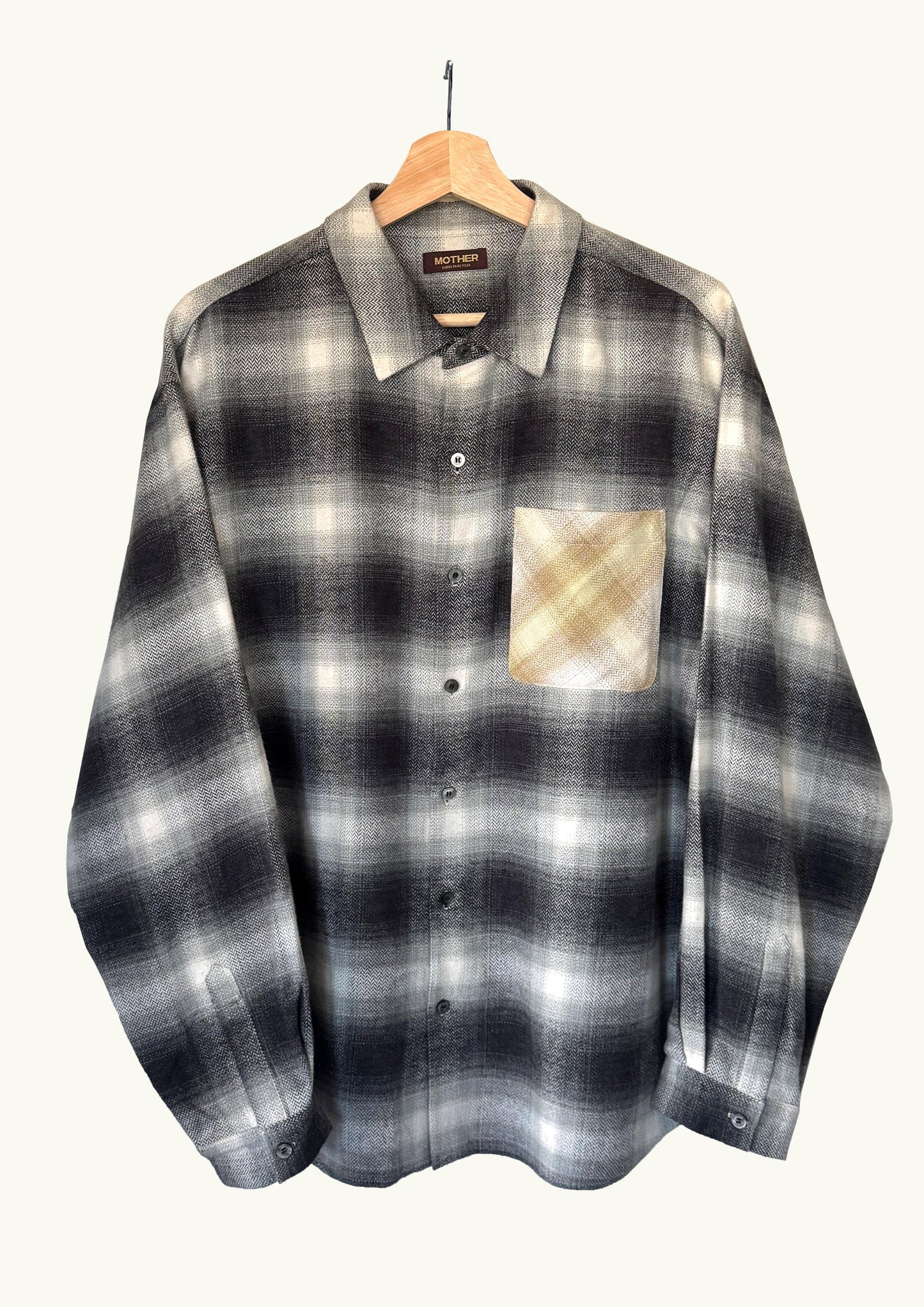 HERRINGBONE OMBRE CHECK SHIRTS