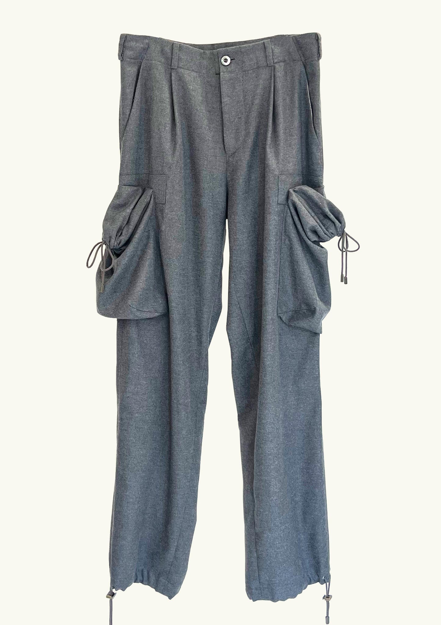SOFT FLANNEL CARGO PANTS