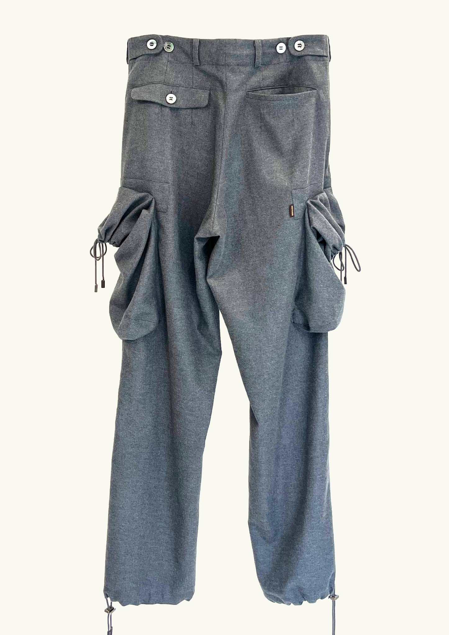 SOFT FLANNEL CARGO PANTS