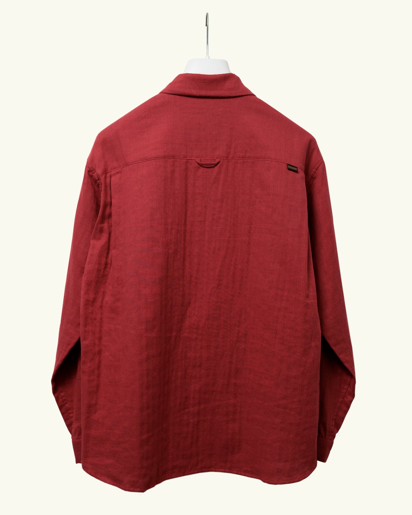COTTON GAUZE SOFT L/S SHIRT -RED-